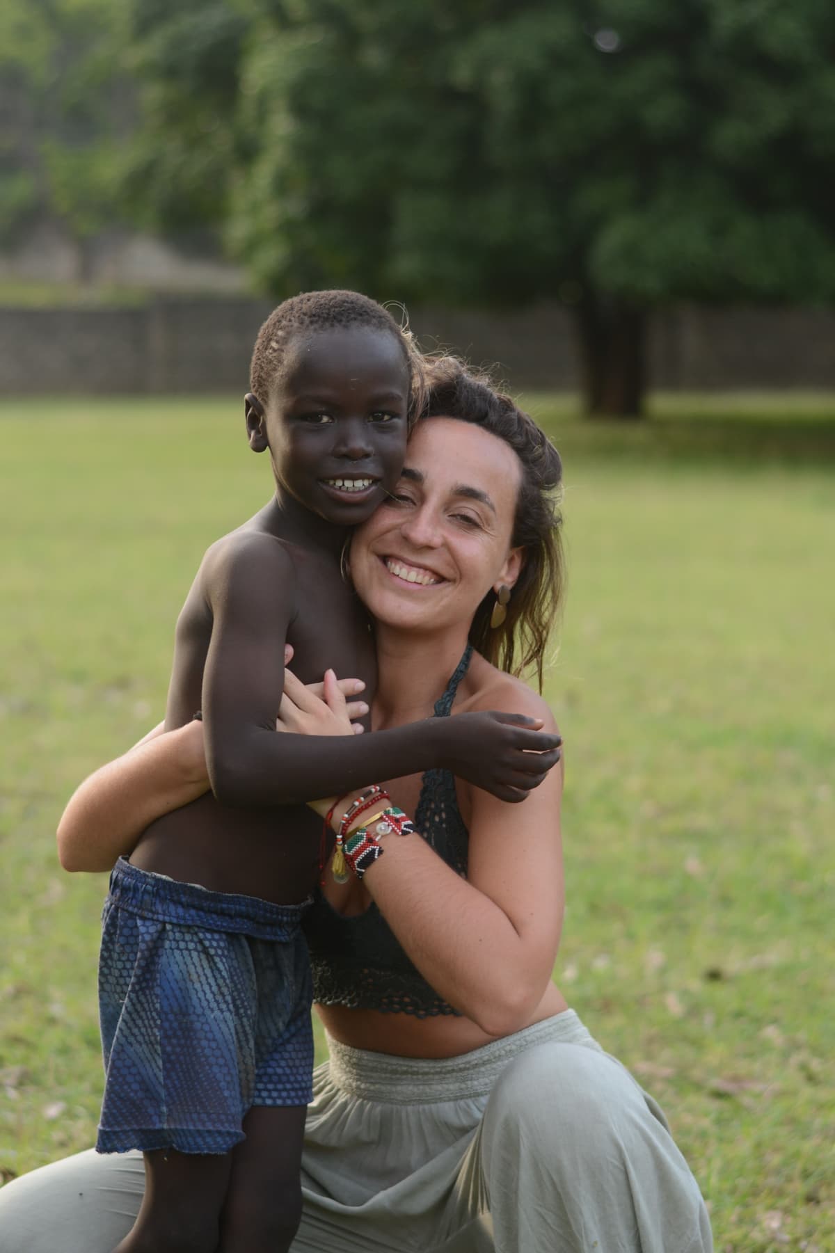 Isabel Maturana trabajando en Kenia